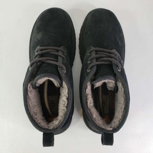 UGG Boot Neumel Men\'s Chukka Ankle US Size 13 Black Suede Lace Up main image 4